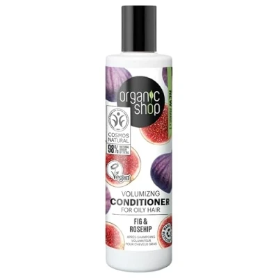 Afbeelding van Organic Shop Volumegevende conditioner voor vet haar, vijgen en rozenbottels, 280 ml