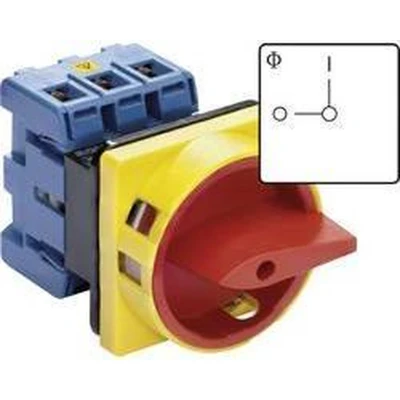Afbeelding van Kraus &amp; Naimer KG20B.T203/01.E Lastscheidingsschakelaar Uitschakelbaar 25 A 1 x 90 Rood, Geel stuk(s)