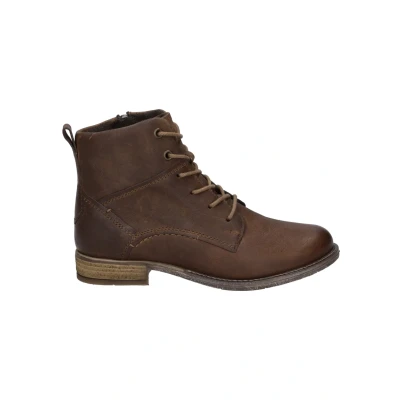 Afbeelding van Josef Seibel SIENNA 95 VeterlaarzenHoge sneakersDames veterschoenenHalf hoge schoenen Kleur: Bruin Maat: 42