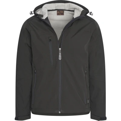 Afbeelding van Vestes softshell chaudes et coupe vent Avec capuchon Noir XXL
