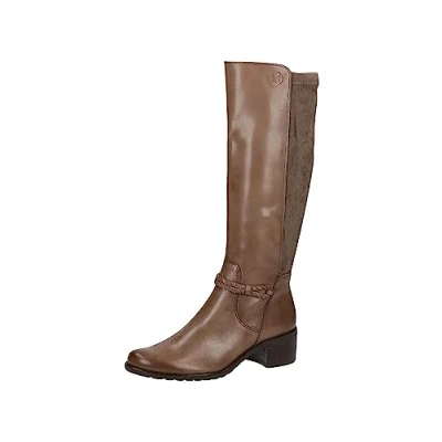 Afbeelding van Caprice Laarzen Taupe comb, Dames, Maat: 38.5, comb Leer en textiel