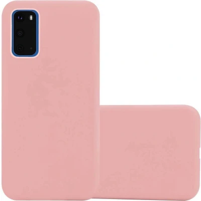 Afbeelding van Cadorabo Hoesje geschikt voor Samsung Galaxy S20 in CANDY ROZE Beschermhoes gemaakt van flexibel TPU silicone Case Cover