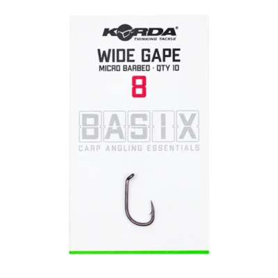 Afbeelding van Korda Basix Wide Gape size 8 Karper haken