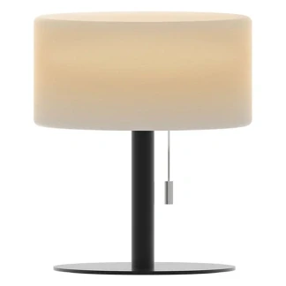 Afbeelding van Calex Oplaadbare Tafellamp Cascia Sfeerverlichting voor Binnen en Buiten Draadloos Dimbaar Warm Wit Licht &amp; RGB Waterdicht Zwart