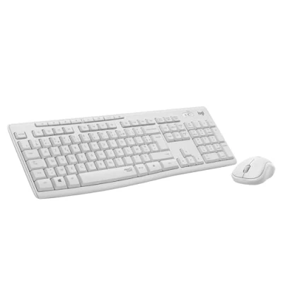 Afbeelding van Logitech MK295 Draadloze Toetsenbord en Muis Wit AZERTY