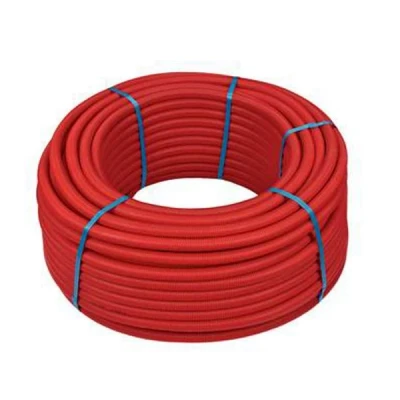 Afbeelding van 20mm x 2,0 Lengte: 50 m incl. Mantel rood Henco Alu/Pex. Artikelnr: 020MR