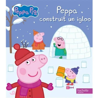 Image de Peppa Pig construit un igloo