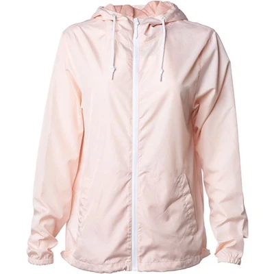 Afbeelding van Independent Unisex Lightweight Windbreaker Jacket NP700 Blush/Blush/White