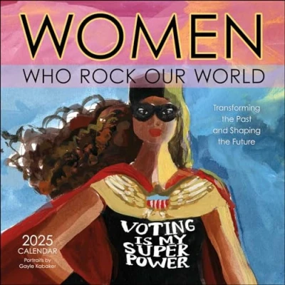 Afbeelding van Women Who Rock Our World 2025 Wall Calendar