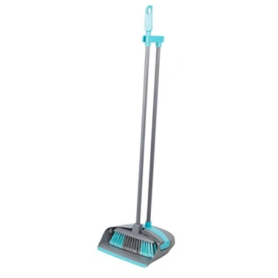 Afbeelding van Alpina Set bezem en blik met steel 92 cm