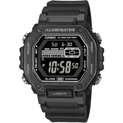 Afbeelding van Casio Collection MWD 110HB 1BVEF Horloge Kunststof Zwart Ø 45 mm