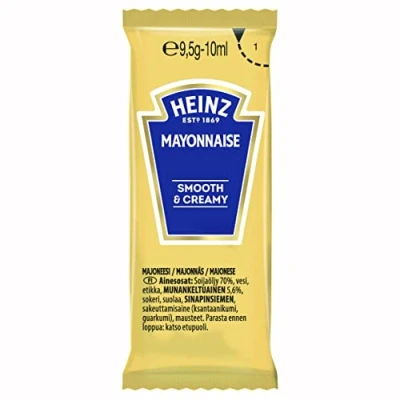 Image de Heinz Maionese, mayonnaise Smooth &amp; Creamy, chaque paquet contient 200 sachets unidoses de 10 ml + Polpa di Pomodoro 400 g