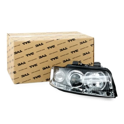 Afbeelding van TYC 20 0007 05 2 Koplampen rechts H7/H7 Zonder elektro motor, Met lamphouder AUDI: A4 B6 Avant, Saloon