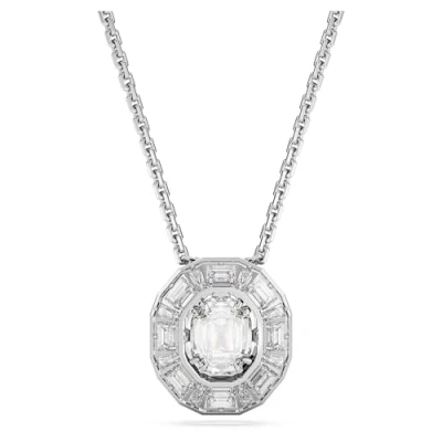Afbeelding van Swarovski dames Mesmera ketting met kristal in de kleur Zilver, maat: US 7 = 17,3 mm