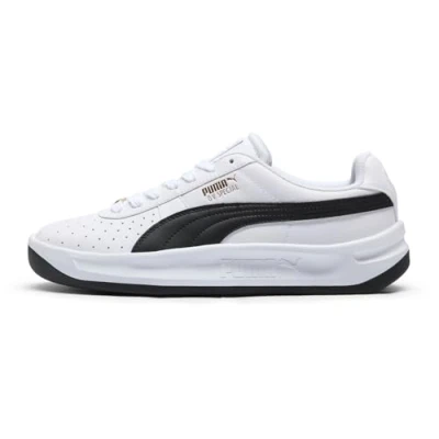 Afbeelding van PUMA Smash V2 L Jr Sneakers, uniseks, kinderen, Wit/Zwart, 37 EU