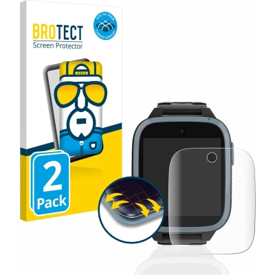 Afbeelding van BROTECT Screenprotector voor Xplora XGO3 / Kidzi Let&#039;s Go Folie Beschermfolie transparant volledig dekking (2 Stuks)