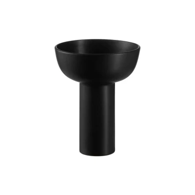 Afbeelding van Blomus Miyabi vaas H21cm D17cm zwart