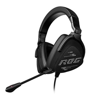 Afbeelding van Asus DELTA S ANIMATE Over Ear headset Gamen Kabel 7.1 Surround Zwart Ruisonderdrukking (microfoon) Microfoon uitschakelbaar (mute), Volumeregeling