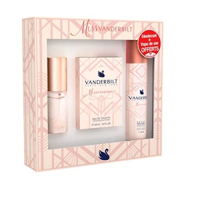 Afbeelding van Miss Vanderbilt Eau de Toilette Set 30 ml Deospray 150 Zakverstuiver 15