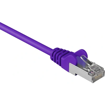 Afbeelding van CAT5e sFTP kabel 0.5 meter paars