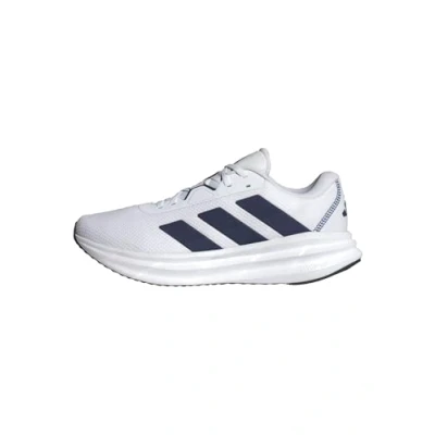 Image de adidas Homme Galaxy 7 Running Shoes, Cloud White/Dark Blue/Core Black, 41 1/3 EU