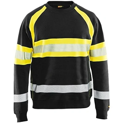 Afbeelding van Blaklader Sweater High Vis 3359 1158 Zwart/High Geel L