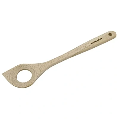 Afbeelding van Fackelmann 31044 risottolepel, houten lepel, keukenlepel, gebruiksvoorwerp, keukengerei, FSC hout, 30 x 6,2 cm