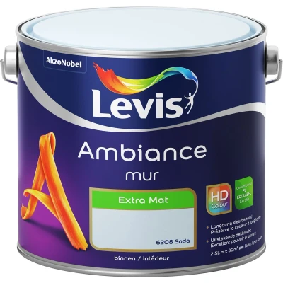 Afbeelding van Levis Ambiance muurverf extra mat 2,5l soda