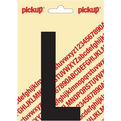 Afbeelding van Plakletter Nobel Sticker zwarte letter L Pickup