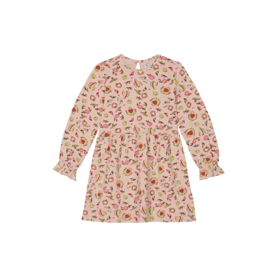 Afbeelding van Noppies Jurk Nellysford Hearts pattern Pink Maat 110