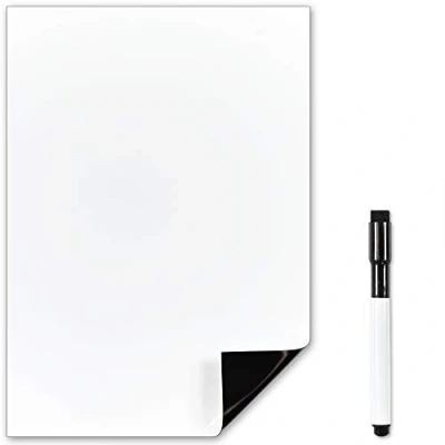 Afbeelding van The Magnet Shop Magnetisch whiteboard magneetbord voor herinneringen, notities en etensplanning thuis, op kantoor in de keuken A4