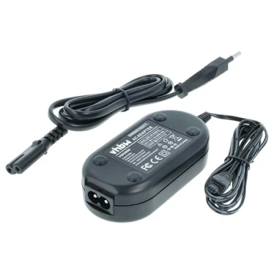 Afbeelding van vhbw Netadapter, compatibel met Panasonic HDC HS707, SD100, SD20, SD200 camera, videocamera, 2 m