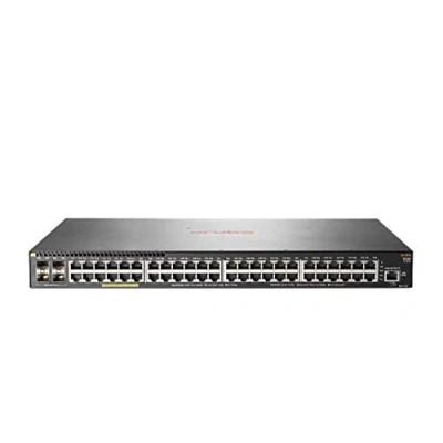 Afbeelding van HPE Aruba 2930F 48G PoE+ 4SFP Switch L3 Beheerd 48 x 10/100/1000 (PoE+) + 4 Gigabit SFP (uplink) rack uitvoering (370 W)
