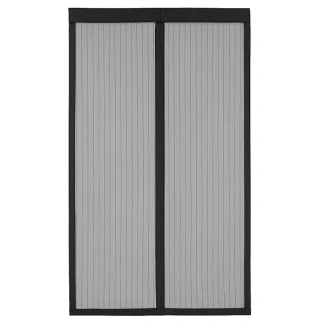 Afbeelding van Kinzo Insectenhor Deur Magnetisch Insectengordijn 220x100 cm voor Vliegenhor Zonder Boren Deurhor met Klittenband Hor tegen Insecten Balkon, Tuin of Terras