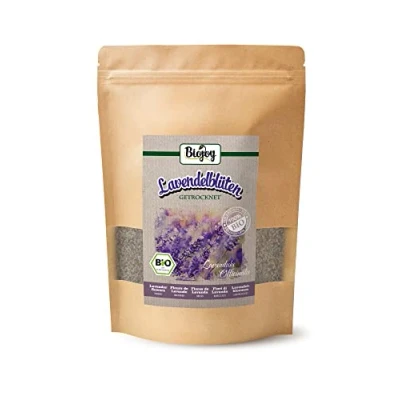 Afbeelding van Biojoy Biologische gedroogde lavendelbloemen (100 g), heel, voor infusie of kruidenthee