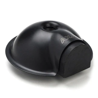 Afbeelding van Deurstopper AXA 65 x 23 mm (RVS, Rubber, Vloermontage, Mat zwart)