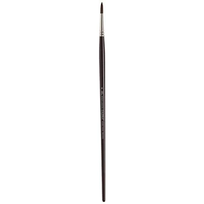 Afbeelding van Winsor &amp; Newton Galeria Acrylverf Penseel ronde vorm lange steel No. 6 kwast 4,1mm
