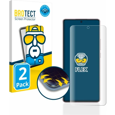Afbeelding van BROTECT Screenprotector voor Xiaomi Redmi Note 12 Pro 5G Folie Beschermfolie transparant volledig dekking (2 Stuks)