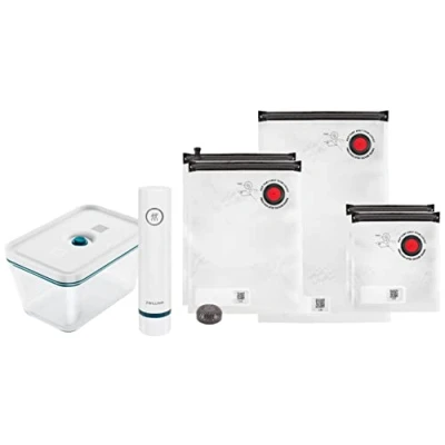 Afbeelding van ZWILLING Fresh &amp; Save Vacuüm Startset, Borosilicaatglas, 7 delig, La Mer