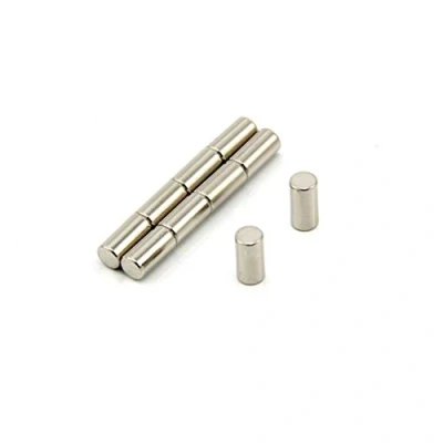 Afbeelding van Magnetastico® Set van 10 neodymium magneten N52 schacht 4 x mm Koelkastmagneet, cilindrisch prikbord, extra sterk, whiteboard, pen, magneetbalk