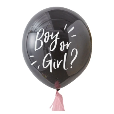 Afbeelding van Gender Reveal Ballon Boy or Girl? 91cm per stuk