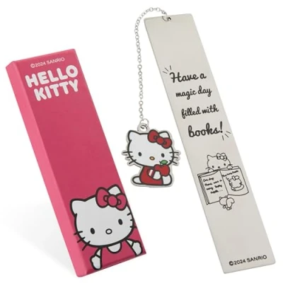 Afbeelding van Hello Kitty Metalen bladwijzer met bedel