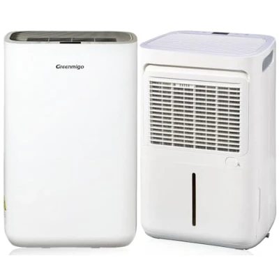 Afbeelding van Greenmigo Elektrische luchtontvochtiger, 10 l/24 uur, ontvochtiging, prestaties, grootte van de kamer, max. 35 m², stille luchtreiniger voor thuis, kantoor, tegen vocht, schimmel (ALPHA Q10)