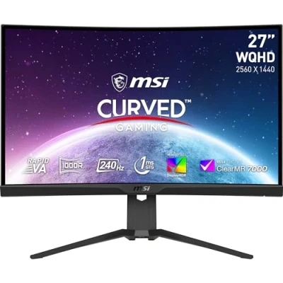 Afbeelding van MSI Gaming Monitor Mag 275cqrxf 27&quot; 240 Hz Wqhd Curved (9s6 3cd54t 001)