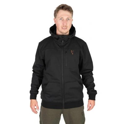 Image de Veste Fox Collection Soft Shell Black/Orange M pêche