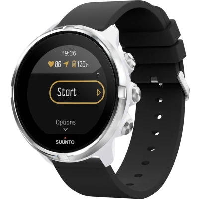 Afbeelding van iMoshion Siliconen 24 mm bandje Geschikt voor Suunto 7 / 9 (Baro) Sony Smartwatch 2 Zwart