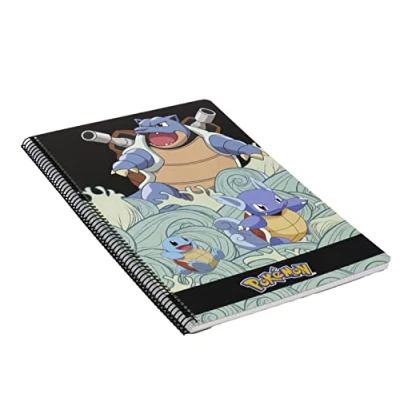 Afbeelding van Pokemon Squirtle Evolution A4 Notitieboek 4mm ruitjes 80 vel