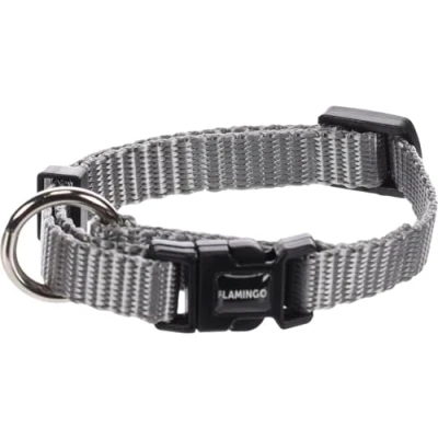 Afbeelding van Hond Halsband Ziggi Grijs XXS 15 25cm 10mm