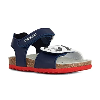 Afbeelding van Geox B Chalki Boy Sandalen voor jongens, Navy Optic White