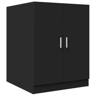 Afbeelding van vidaXL Wasmachinekast, zwart, 71 x 71,5 91,5 cm